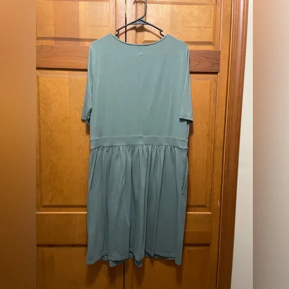 Lands' End Sage Green Midi Dress - Picture 4 of 8